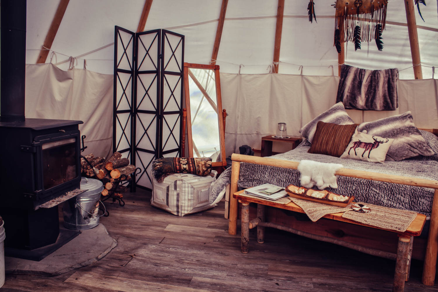 Authentic Tipi Camping