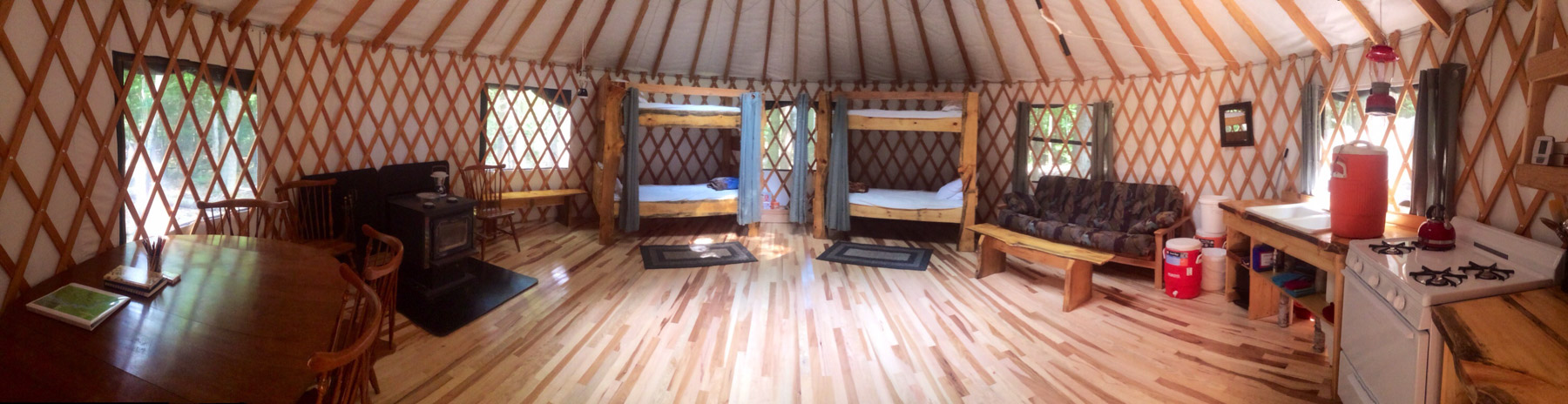 Maine Forest Yurts In Maine United States Glamping Com