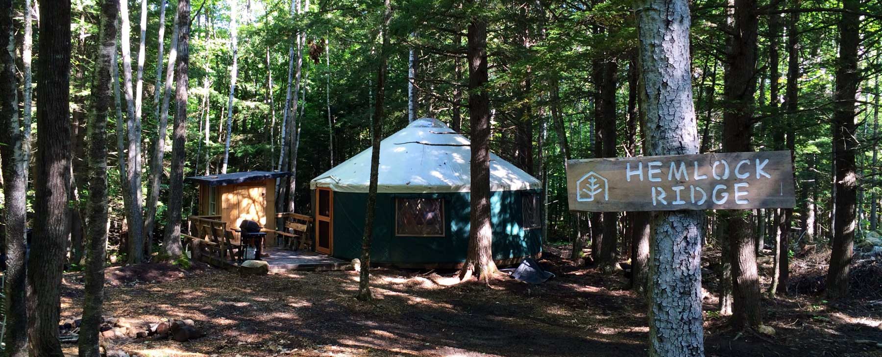 Maine Forest Yurts In Maine United States Glamping Com